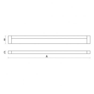 CABINET MODUŁ LINIOWY LED SMD 3,3W 12V 300mm NW point touch  SLI040030NW Spectrum Led (SLI040030NW)