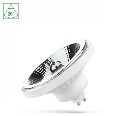 Żarówka LED ściemnialna AR111 GU10 230V 10W SMD 20ST NW b. neutralna BIAŁY Spectrum LED (WOJ+14684)