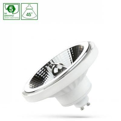 Żarówka LED AR111 GU10 230V 12W SMD 45st WW b. ciepła WHITE Spectrum LED (WOJ+14563)