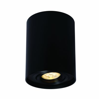 Oprawa punktowa CHLOE GU10 NATYNKOWA GU10 250V IP20 94x125mm CZARNY OKRĄGŁA RUCHOMA Spectrum LED (SLIP004009)
