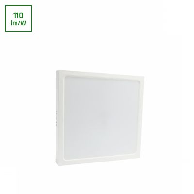 ALGINE NATYNK DOWNLIGHT 24W NW 230V 120st IP20     IK06 288x288x38mm BIAŁY kwadrat (SLI037031NW_PW)