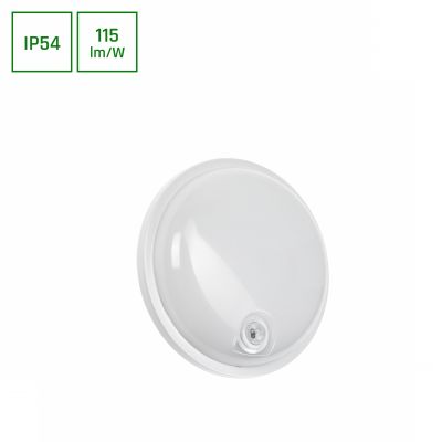 Lampa TECHNIC LAMP LED 20W IP54 ROUND PIR czujnik ruchu neutralna biel (SLI041047NW)