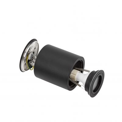 Oprawa punktowa hermetyczna CHLOE GU10 IP65 na zewnątrz okrągła czarna nieruchoma Spectrum LED (SLIP005034)