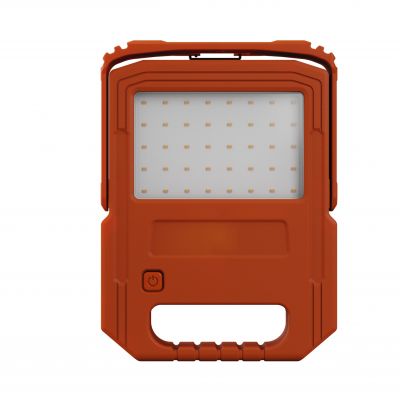 Przenośny, kompaktowy naświetlacz solarny z funkcją powerbanku NOCTIS SOLARIS TECHNIC 10W IP54 pomarańczowy SPECTRUM (SLI051001CW)