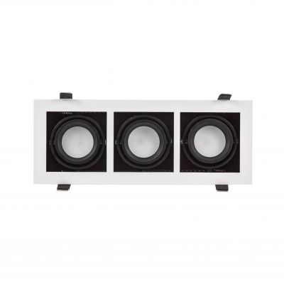 Modern Day Mini GU10 x3 250V IP20 biały środek czarny  SLIP002013 Spectrum Led (SLIP002013)