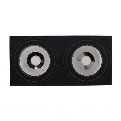 MIRORA AR111 X2 NATYNKOWA GU10 250V IP20 293X145X 85mm CZARNY prostokątna ruchoma  SLIP005050 Spectrum Led (SLIP005050)