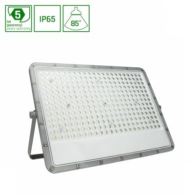 Naświetlacz halogen LED NOCTIS CW b.zimna 85st 150W IP65 360x262x30mm SZARY 5 lat gw. Spectrum LED (SLI029058CW_PW)