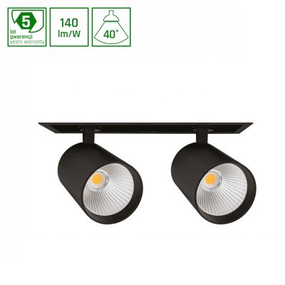 MDD PESO 2 830 39W 230V 40st Black MDD11PRO4083040B  WOJP03311 Spectrum Led (WOJP03311)