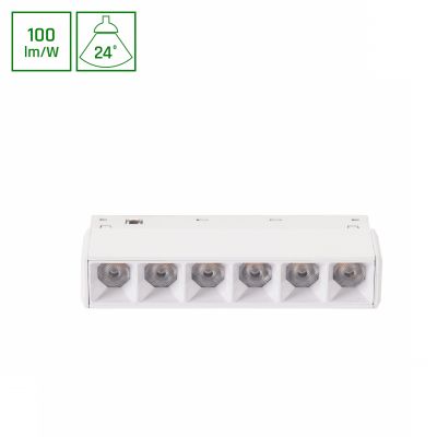 SYSTEM SHIFT BASIC - GRID XS OPRAWA LINIOWA 110MM 6W 4000K BIAŁY (WLD+70044NW)