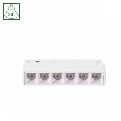 SYSTEM SHIFT BASIC - GRID XS Oprawa liniowa 110mm 6W 2700K b. ciepła BIAŁY Spectrum LED (WLD+70044WW)