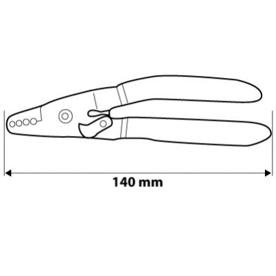 Szczypce do izolacji 140 mm 01-521 GTX (01-521)