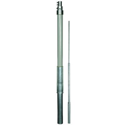 Rura wsporcza z bocznym wyprowadzeniem HVI long, fi 50 mm dł. 3200 mm, GFK z iglicą NIRO fi 22/16/10 (105333)