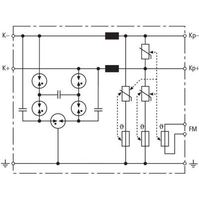 Ogranicznik przepięć hybrydowy BLITZDUCTOR VT (918420)