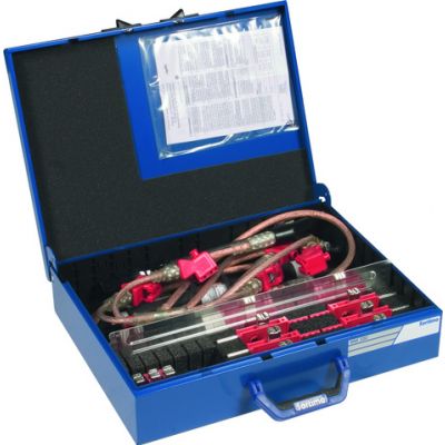 Komplet uziemiaczy typ VI w kufrze z blachy stalowej (745901)