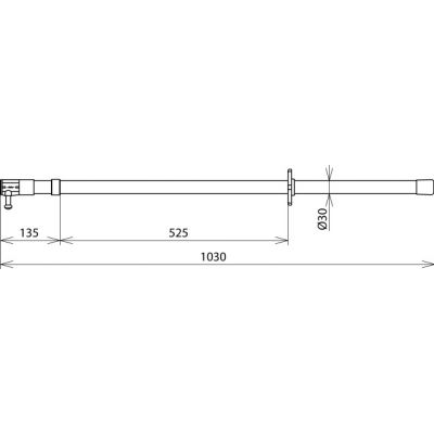 Drążek łączeniowy 30 kV dł. 1030 mm (763610)