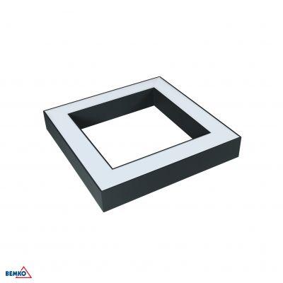 OPRAWA QUALIS SQUARE 34X34 30W 4K GRAFIT KLOSZ PC MIKRO BEMKO (C27-QLS-S34A-30B-841B-7016A-1A)