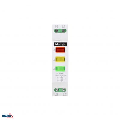 Kontolka lampa modułowa sygnalizacyjna SL9 3-FAZ SCHELINGER (A15-SL9-3F)