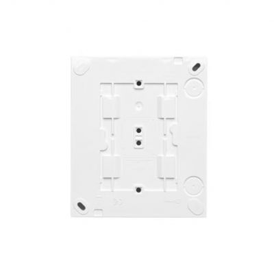 Simon Aquaclick Gniazdo wtyczkowe IP44 Schuko poczwórne 4-krotne klapka transparentna 16A 250 V~ szybkozłącza, biały ACGSZ4C/11A KONTAKT (ACGSZ4C/11A)