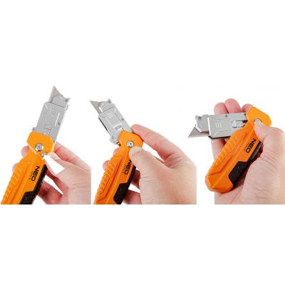 Nóż z ostrzem trapezowym ze skrobakiem 63-708 NEO GTX (63-708)