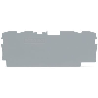 Ścianka końcowa szara TOPJOBS 2004-1491 /25szt./ WAGO (2004-1491)