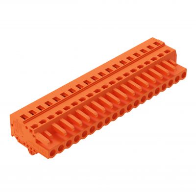 1-przewodowe gniazdo CAGE CLAMP pomarańczowa 231-319/008-000 /10szt./ 231-319/008-000 WAGO (231-319/008-000)