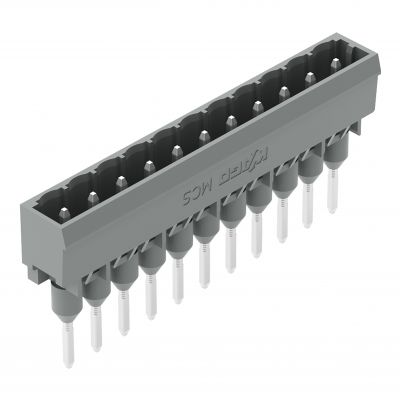 Wtyk do złączek listwowych Piny 1,2x1,2mm konstrukcja prosta szary 231-171/003-000 /100szt./ 231-171/003-000 WAGO (231-171/003-000)