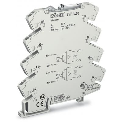 Optoseparator 2x 24V DC WAGO (857-1430)