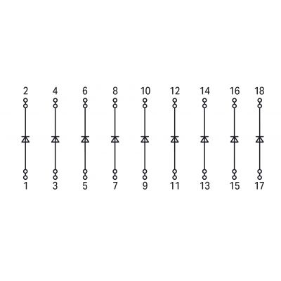 CM-D Moduł z diodą 9x 1N5408 289-105 WAGO (289-105)