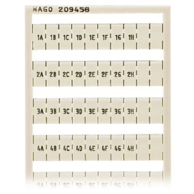 Ramka z oznacznikami 1A,1B-10H 209-458 /5szt./ WAGO (209-458)