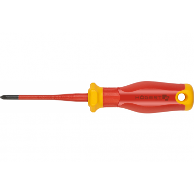 Wkrętak płasko-krzyżowy PZ1/SL5 80 mm 1000V SLIM S2 HOEGERT (HT1S976-1)