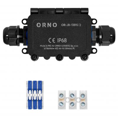 Puszka natynkowy HD IP68, 0,5-6,0mm2 ,2 dławnice M20 (OR-JB-13815/2)