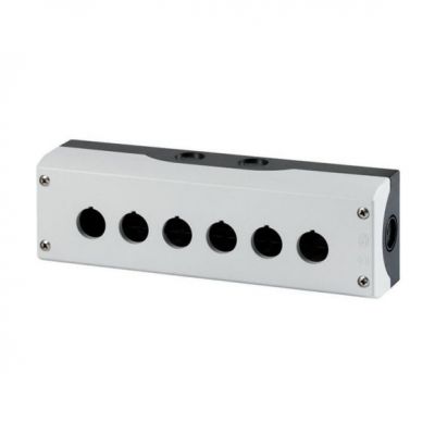 M22-I6 Obudowa kasety 6-otworowa 22mm szara IP69 216540 EATON (216540)