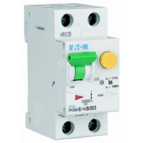 Wyłącznik różnicowo-nadprądowy 2P 6A B 0,03A typ AC PKNM 6/1N/B/003 236007 EATON (236007)
