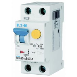 PKNM-20/1N/B/003-A-MW Wyłącznik różnicowonadprądowy 1P+N B20A 30mA typ A 236239 EATON (236239)