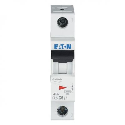 PL6-C6/1 Wyłącznik nadprądowy 6kA C6A 1P 286530 EATON (286530)
