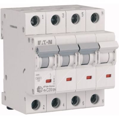 HN-C20/3N Wyłącznik nadprądowy 6kA C20A 3P+N 194912 EATON (194912)