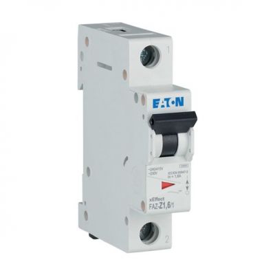 FAZ-Z1,6/1 Wyłącznik nadprądowy 10kA Z1,6A 1P 278619 EATON (278619)