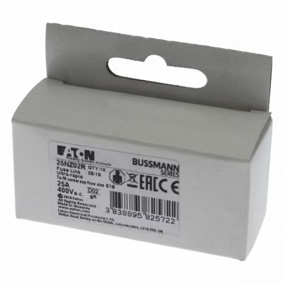 FUSE-D02 25A GR 400VAC E18 Wkładka D02 25A GR 400VAC E18 25NZ02R EATON (25NZ02R)