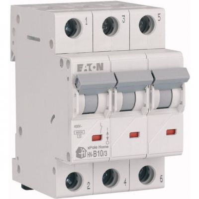 HN-B10/3 Wyłącznik nadprądowy 6kA B10A 3P 194879 EATON (194879)