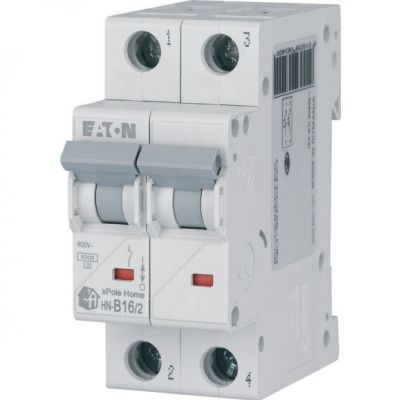 HN-B16/2 Wyłącznik nadprądowy 6kA B16A 2P 194861 EATON (194861)