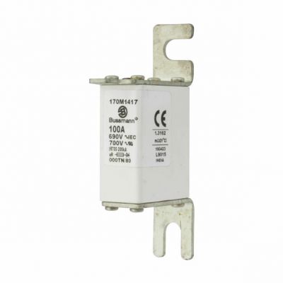 FUSE 100A 690V 000TN/80 AR UC Wkładka szybka 100A 690V 000TN/80 AR UC 170M1417 EATON (170M1417)