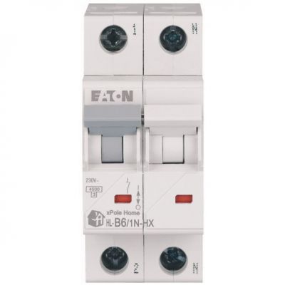 HN-B6/1N Wyłącznik nadprądowy 6kA B6A 1P+N 194838 EATON (194838)