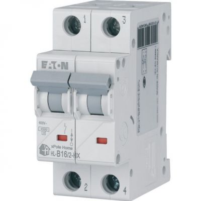HN-B16/2 Wyłącznik nadprądowy 6kA B16A 2P 194861 EATON (194861)