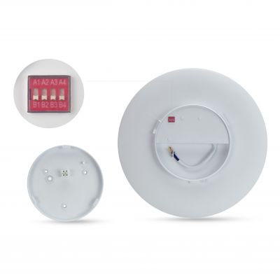 NYMPHEA PROXI PIR 18W NW 230V 120ST IP54 FI300X60MM BIAŁY OKRĄGŁA (SLI031043NW_PW)