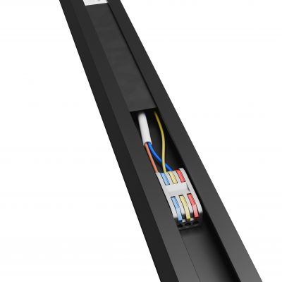 Oprawa liniowa ALLDAY BASIC 40W CCT 230V IP20 1203x42x37mm czarny (SLI047301CCT_PW)