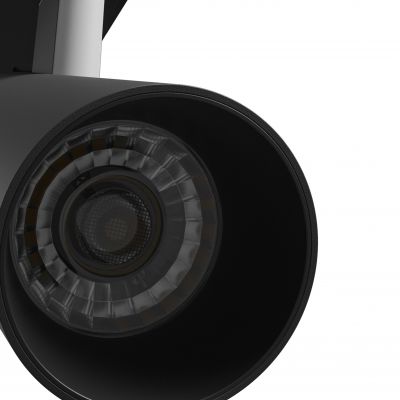 ANDROMEDA PRIME NA SZYNOPRZEWÓD 3F CCT 8W 230V 25st IP20 śr. 54x109x160mm CZARNY SPECTRUM (SLI033034CCT_PW)
