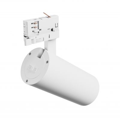 ANDROMEDA PRIME NA SZYNOPRZEWÓD 3F CCT 24W 230V 25st IP20 śr.76x177x228mm BIAŁY SPECTRUM (SLI033039CCT_PW)
