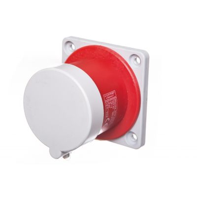 Wtyczka tablicowa prosta 32A 3P+Z 400V czerwona IP44 WTP 32 4 922036 ELEKTROMET (922036)