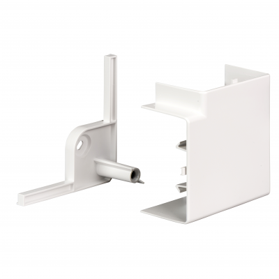 Optiline 45 kolano 90st 95 x 55mm PC ABS biel polarna ISM10203P SCHNEIDER (ISM10203P)