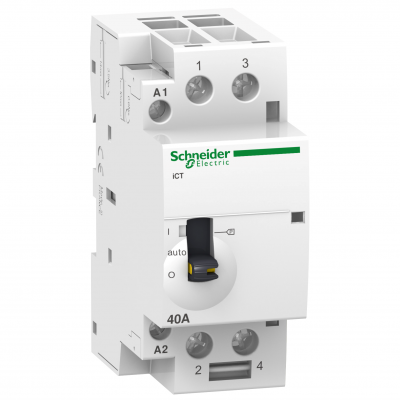 Stycznik modułowy Acti9 iCT50r63-20-230 63A 2Z 50/60Hz 220/240 VAC A9C21862 SCHNEIDER (A9C21862)